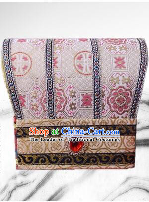 Ancient Chinese Play Property Head Wear Chinese Traditional Style Emperor Hat Officials Tiara Han Fu Head Wearing
