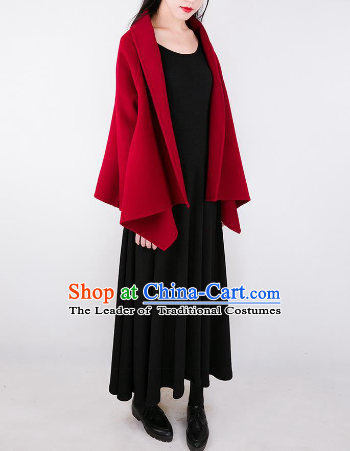 Traditional Classic Women Clothing, Traditional Classic Black Woolen Evening Dress Restoring Woolen Garment Skirt Braces Skirt, Long Skirt