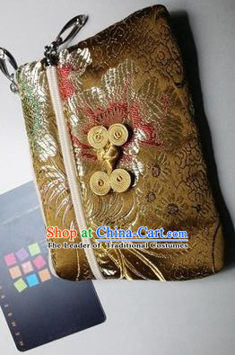 Chinese Style Purse Change Holder Chinese Traditional Bag for Changes