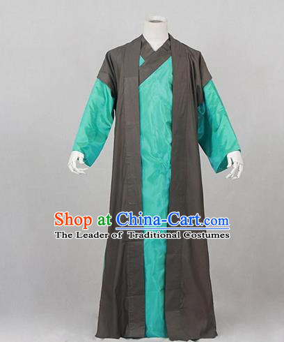 Traditional Ancient Chinese Swordsman Costume, Asian Chinese Ming Dynasty Kawaler Clothing for Men