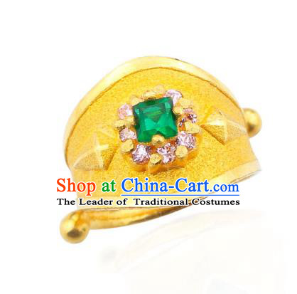 Asian Korean Hanbok Accessories Wedding Golden Ring for Baby