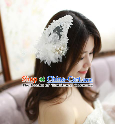 Traditional Korean Hair Accessories Flowers Hair Stick, Asian Korean Hanbok Fashion Bride Headwear for Women