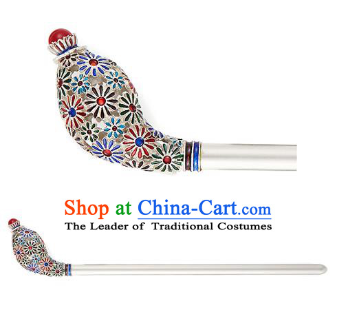 Traditional Korean National Wedding Hair Accessories Bride Palace Hairpins, Korean Hanbok Fashion Hair Stick Headwear for Women