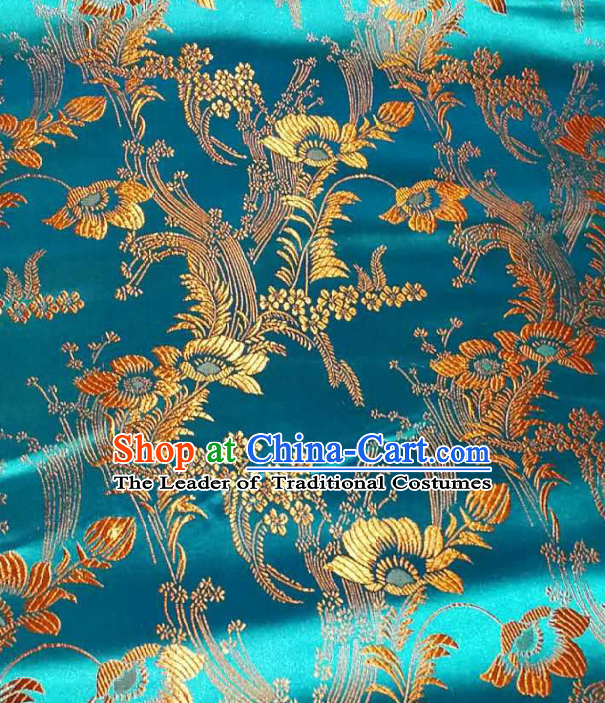 Asian Chinese Royal Palace Style Traditional Pattern Design Brocade Fabric Silk Fabric Chinese Fabric Asian Material