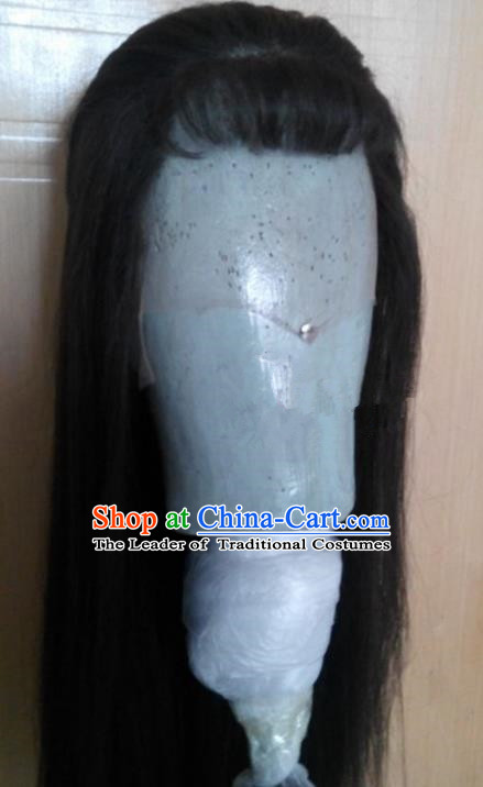 Chinese Ancient Beijing Opera Actress Wig, Traditional Chinese Beijing Opera Diva Wig Sheath