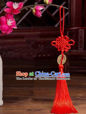 Traditional Chinese Fans Accessories Pendant Red Chinese Knots Fans Pendant