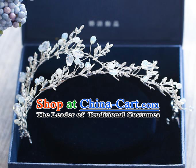 Chinese Traditional Bride Hair Accessories Baroque Princess Wedding Beads Hair Clasp for Women