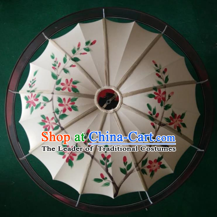 Traditional Chinese Handmade Painting Flowers Birds Palace Lantern China Ceiling Palace Lamp