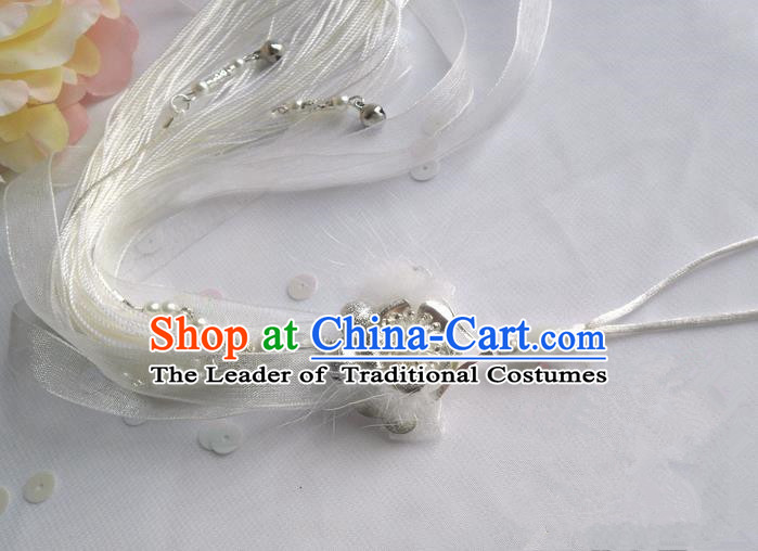 Traditional Chinese Handmade Ancient Hanfu Waist Jewelry Belt Wearing Agate Chinese Knot Pendant Sword Tassel for Women