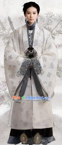 Traditional Chinese Ming Dynasty Costume, Chinese Ancient Imperial Empress Embroidery Costumes for Women