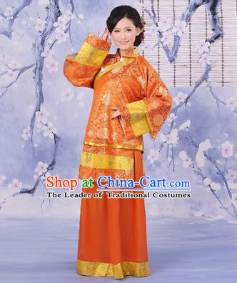 Traditional Ancient Chinese Imperial Emperess Costume, Chinese Qing Dynasty Old Lady Dress, Cosplay Chinese Peri Imperial Princess Clothing for Women