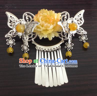 Traditional Handmade Chinese Ancient Classical Hair Accessories Barrettes Hairpin, Hair Sticks Hair Jewellery, Hair Fascinators Hairpins for Women