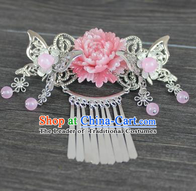 Traditional Handmade Chinese Ancient Classical Hair Accessories Barrettes Hairpin, Hair Sticks Hair Jewellery, Hair Fascinators Hairpins for Women