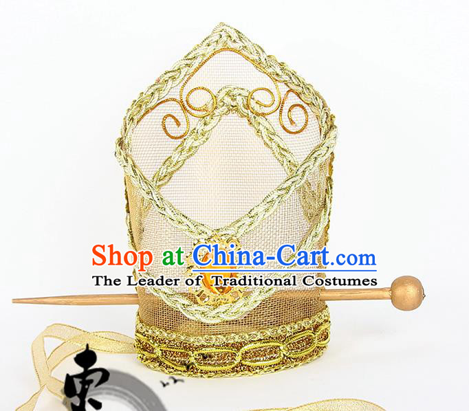 Chinese Wedding Jewelry Accessories, Traditional Emperor Headwear, Emperor Royal Crown, Ancient Chinese Emperor Coronet for Men