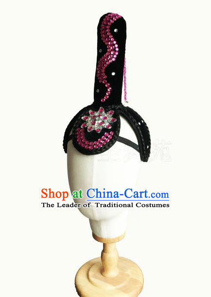 Traditional Chinese Peking Opera Hair Accessories and Wigs, China Ancient Classical Flying Dance Handmade Wig for Women