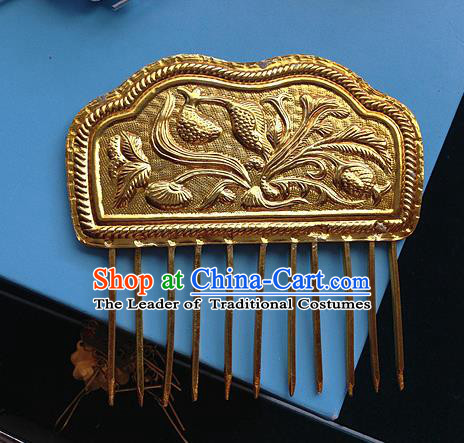 Traditional Handmade Chinese Ancient Classical Hair Accessories Barrettes Hairpins, Hair Sticks Jewellery, Bride Hair Combs for Women