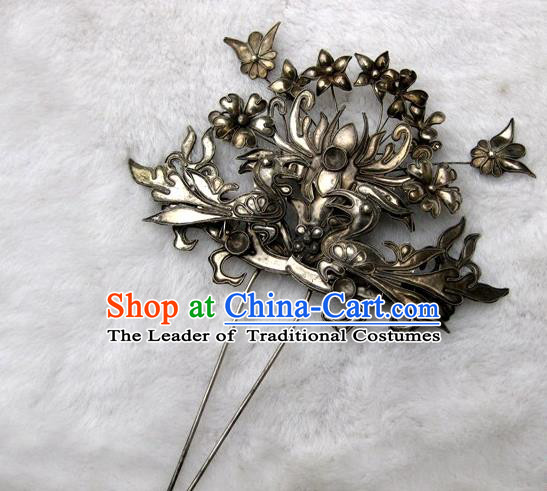 Traditional Handmade Chinese Ancient Classical Hair Accessories Bride Wedding Barrettes Hair Sticks, Hair Fascinators for Women