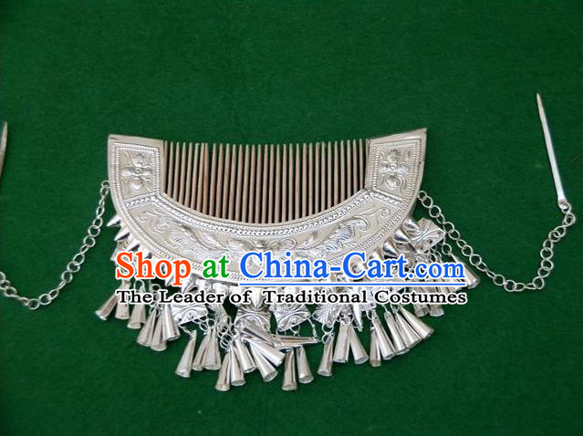 Traditional Handmade Chinese Ancient Classical Hair Accessories Headwear Barrettes Hanfu Hairpins, Ming Dynasty Imperial Step Shake Hair Combs Hair Jewellery for Women