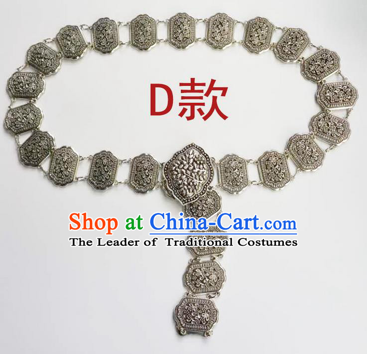 Traditional Thailand Ancient Handmade Waist Accessories, Traditional Thai China Dai Nationality Belts Pendant for Women