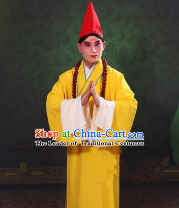 Traditional Chinese Beijing Opera Shaoxing Opera Monk Clothing, China Peking Opera Monk Robes