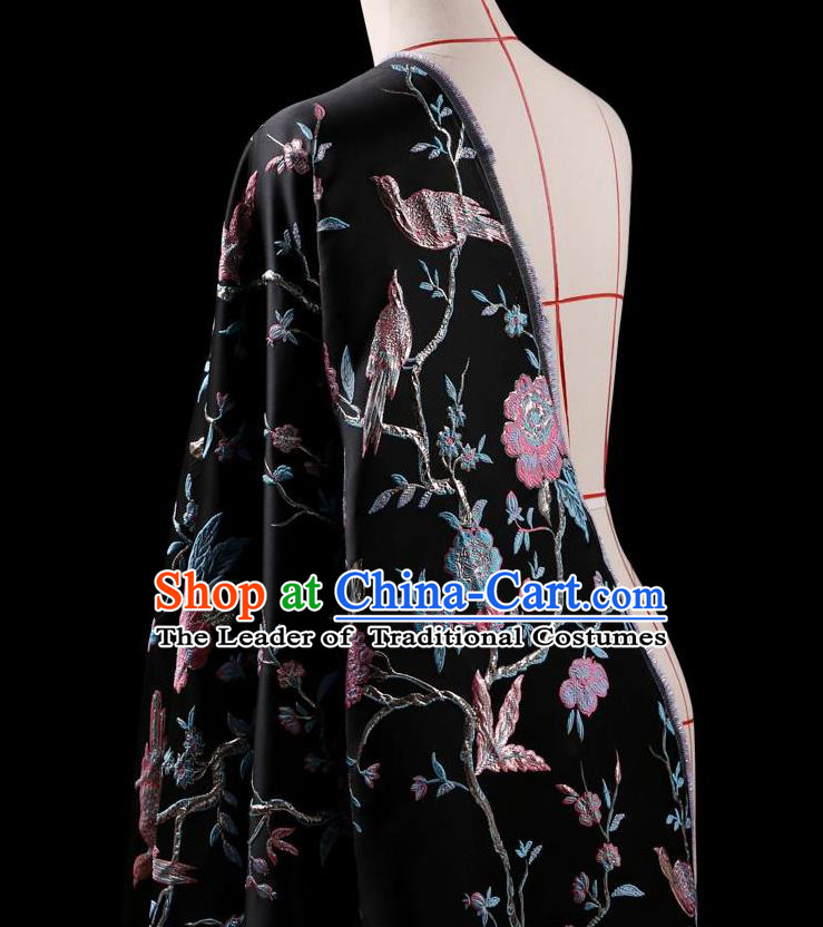 Asian Chinese Traditional Jacquard Weave Satin Fabric, Top Grade Brocade Tang Suit Hanfu Coat Dress Fabric Cheongsam Cloth Material