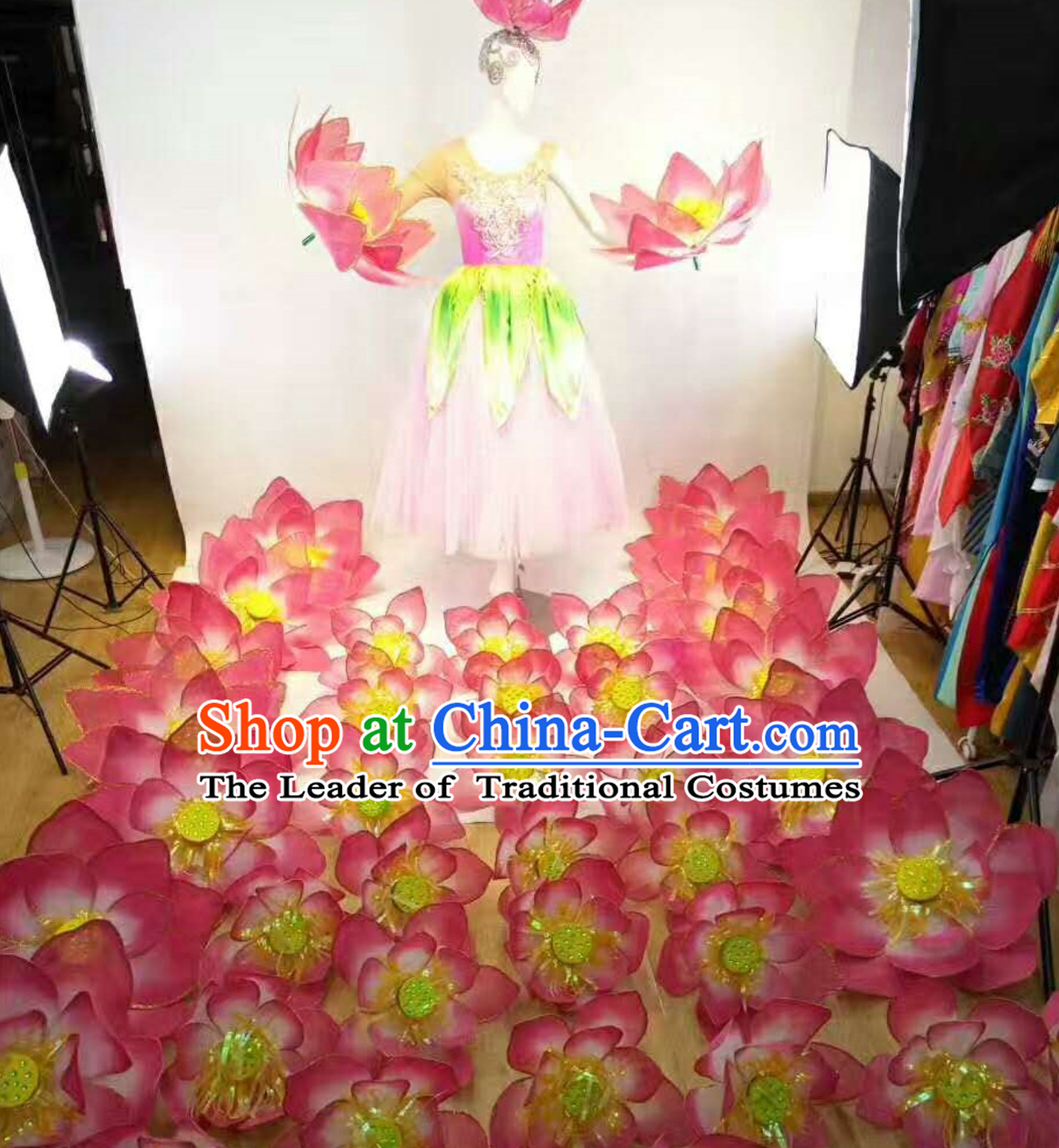 Professional Stage Performance Costumes Made to Order Custom Tailored Costume Garment and Headpieces Complete Set