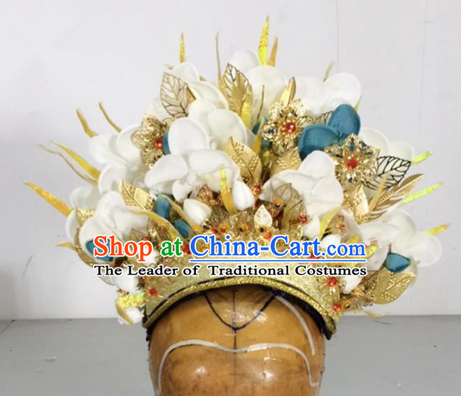 Traditional Handmade Chinese Emperor Hair Accessories, China Ancient King Hat Headwear