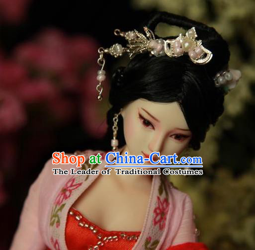 Traditional Handmade Chinese Hair Accessories Tang Dynasty Princess Headwear, China Ancient Imperial Concubine Hairpins