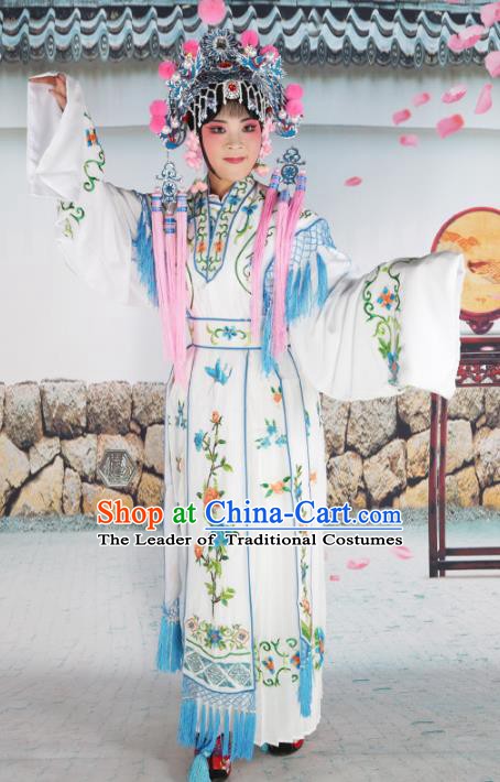 Chinese Beijing Opera Nobility Lady Embroidered Costume, China Peking Opera Actress Embroidery Clothing