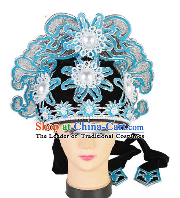 Chinese Beijing Opera Niche Headpiece, China Peking Opera Scholar Hats