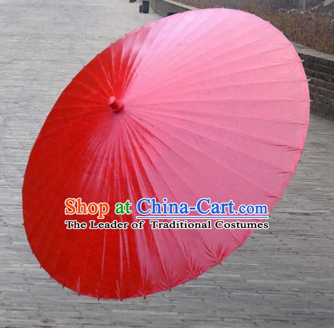 Asian China Dance Handmade Umbrella Red Oil-paper Umbrella Stage Performance Props Umbrellas