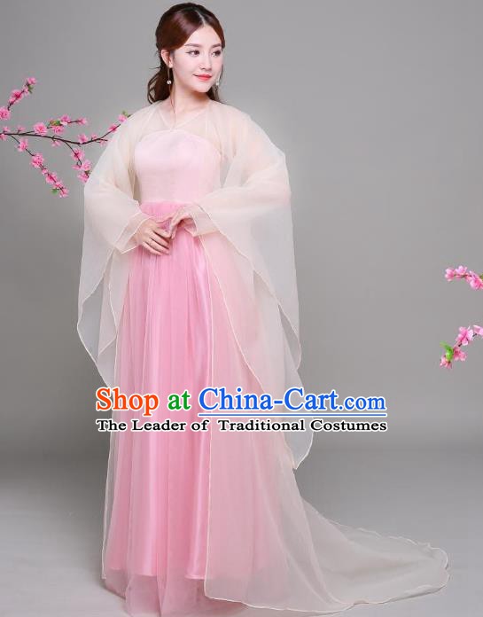 Traditional Chinese Tang Dynasty Imperial Princess Costume, China Ancient Palace Lady Hanfu Dress Clothing for Women