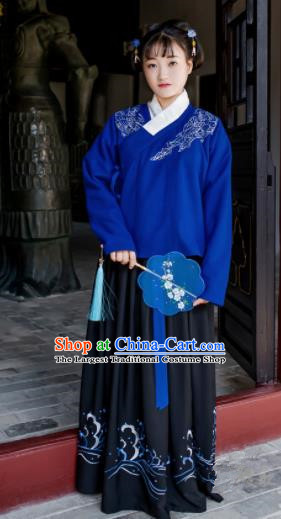 Chinese Traditional Ming Dynasty Palace Lady Costumes Ancient Maidenform Hanfu Dress for Women