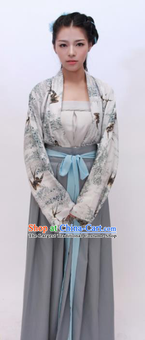 Chinese Traditional Ancient Costumes Tang Dynasty Princess Hanfu Dress for Women