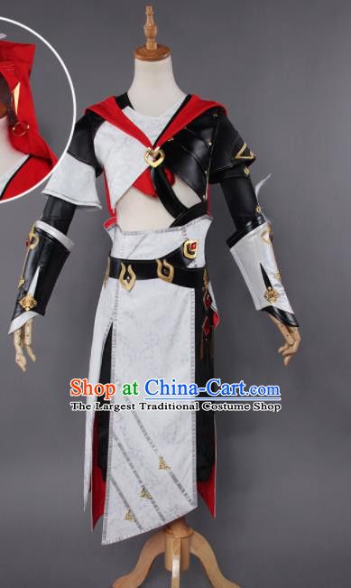 Chinese Traditional Cosplay Swordsman Costumes Ancient Knight Clothing for Men