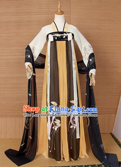 Top Grade Cosplay Princess Costumes Chinese Ancient Tang Dynasty Palace Lady Dress for Women