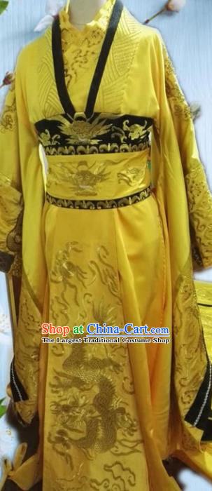 Chinese Tang Dynasty Queen Wu Zetian Embroidered Costumes Ancient Palace Hanfu Dress for Women