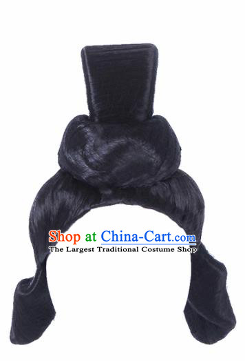 Traditional Chinese Handmade Wigs Sheath Hair Accessories Ancient Palace Princess Chignon for Women