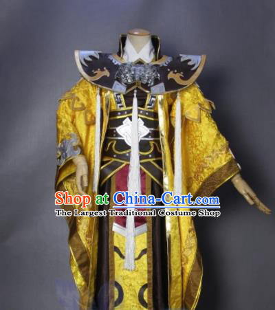 Asian Chinese Cosplay Royal Highness Costumes Ancient Swordsman Clothing for Men