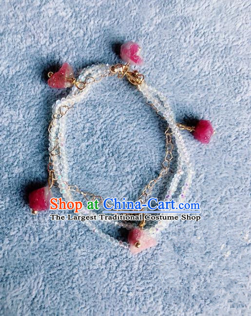 Top Grade Chinese Handmade Beads Bracelet Traditional Bride Bangle Jewelry Accessories for Women