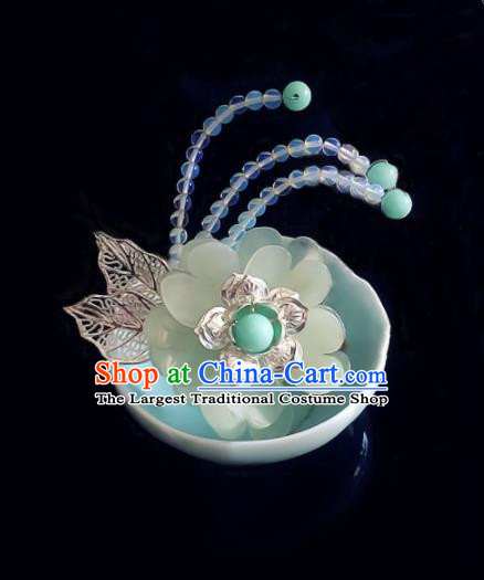 Chinese Handmade Ancient Flowers Hair Claw Hair Accessories Hanfu Hairpins for Women