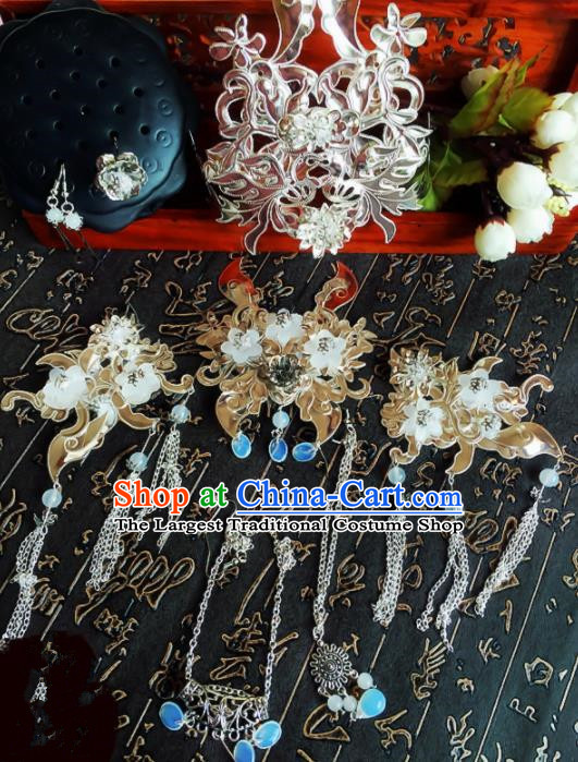 Chinese Handmade Ancient Palace Princess Hair Accessories Hanfu Hairpins Complete Set for Women