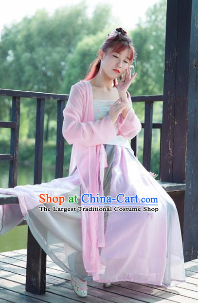 Traditional Chinese Cosplay Nobility Lady Hanfu Dress Ancient Peri Princess Costume for Women