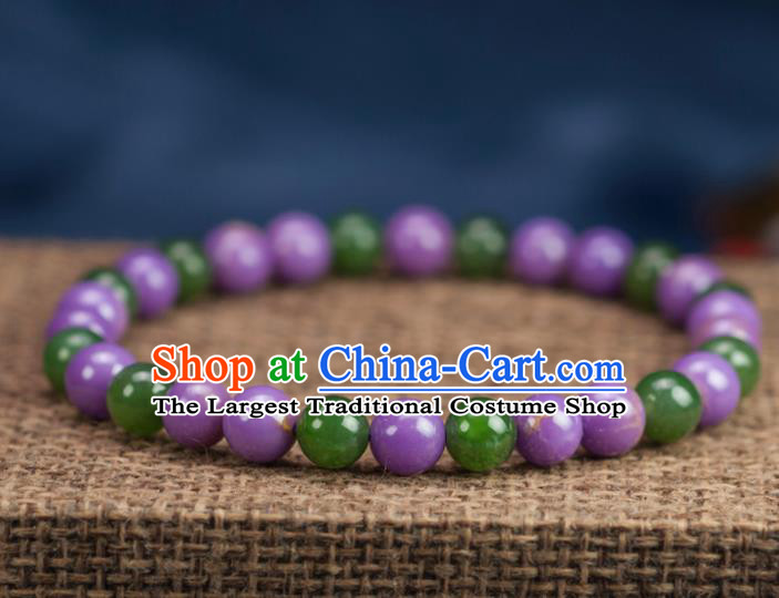 Chinese Traditional Jewelry Accessories Ancient Hanfu Hetian Jade Bracelet for Women