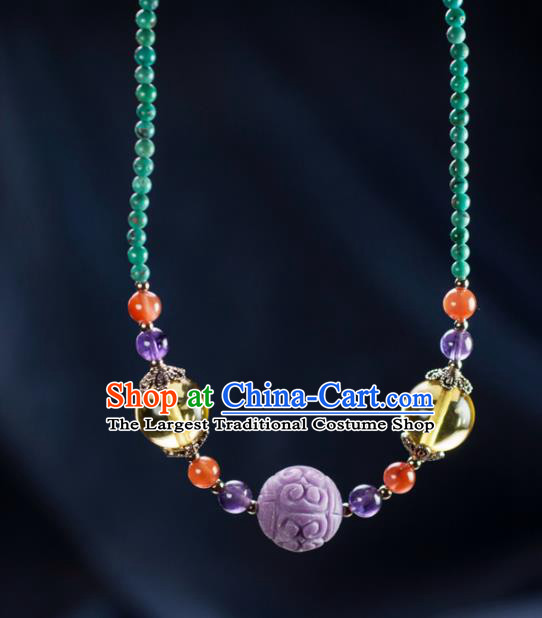 Chinese Traditional Jewelry Accessories Necklet Ancient Hanfu Necklace for Women