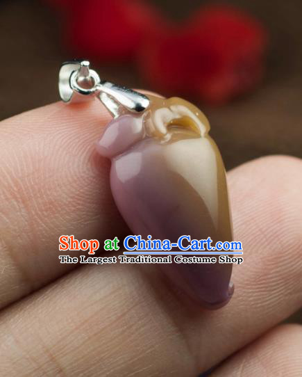 Chinese Traditional Jewelry Accessories Ancient Hanfu Agate Necklace for Women