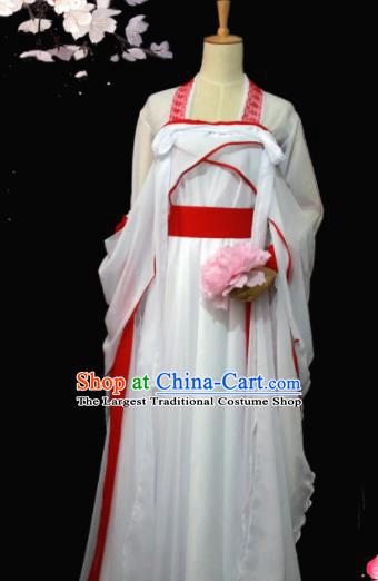 Chinese Ancient Peri Princess Embroidered Costumes for Women