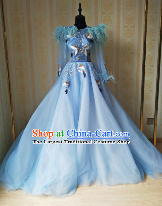 Top Grade Modern Dance Full Dress Stage Performance Princess Costume for Women