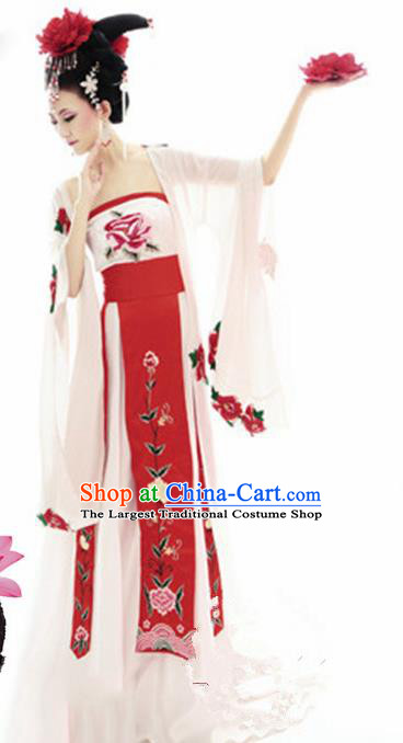 Chinese Tang Dynasty Imperial Consort Hanfu Dress Ancient Peri Dance Costumes for Women