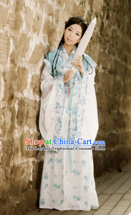 Ancient Chinese Peri Costumes Traditional Ming Dynasty Nobility Lady Hanfu Dress for Women